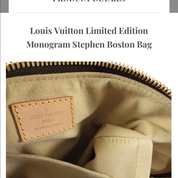 Louis Vuitton Limited Edition Monogram Stephen Boston Bag with Lucite Strap - Picture 7 of 14